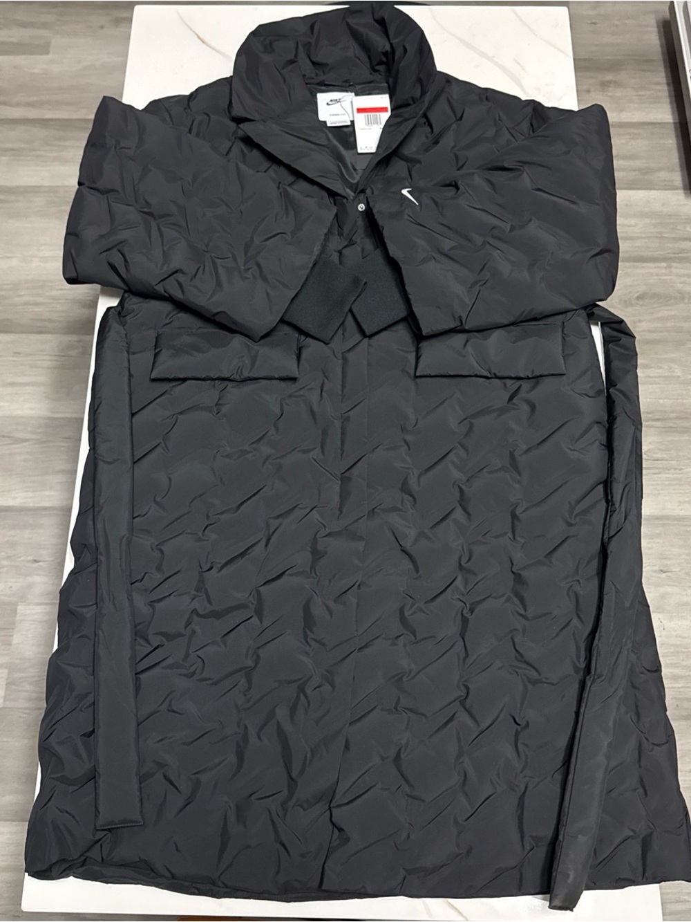 NEW Nike Therma-Fit Down Oversized Trench Coat IB2010-010 Women Size Large